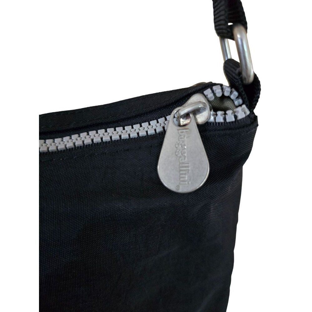Baggallini Black Crossbody Bag Multiple Zippers Adjustable Strap versatile - Picture 8 of 11